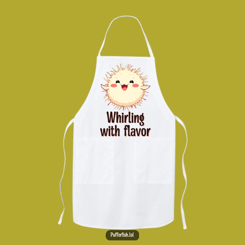 Funny Chef Pufferfish Apron: Cook with Giggles in This Hilarious Kitchen Gift