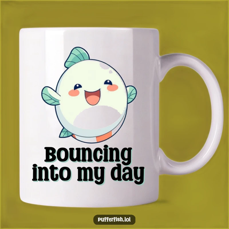 Funny Fish Beach Ball Mug, Hilarious Summer Fun and Gift!