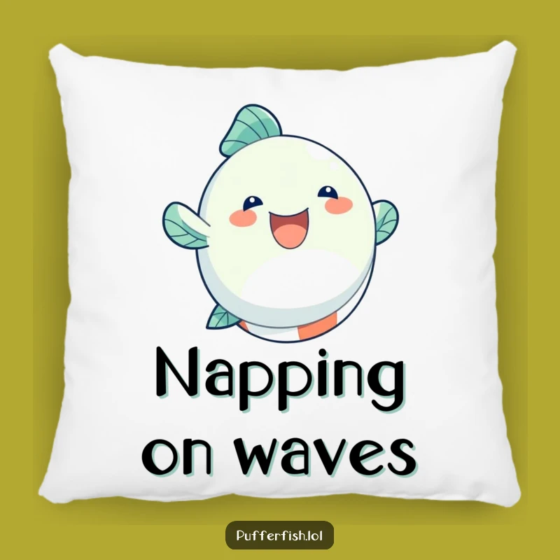 Soft Funny Fish Beach Ball Pillow, Cozy Comfort and Summer Smiles!