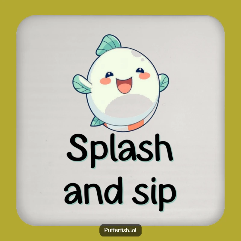 Funny Fish Beach Ball Coaster, Protect Surfaces with Summer Fun!