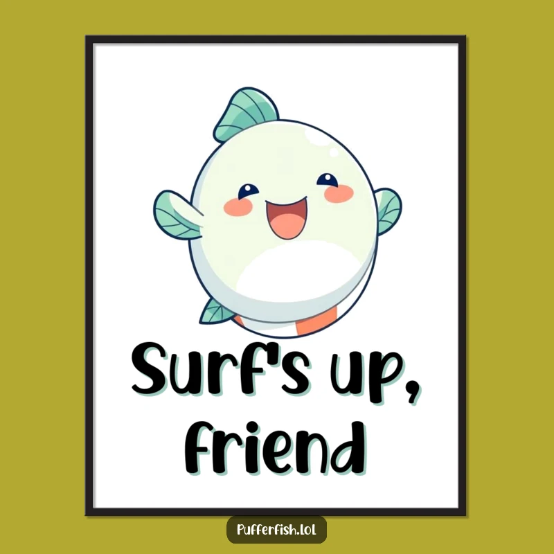 Funny Fish Beach Ball Poster, Vibrant Wall Art for Sunny Days!