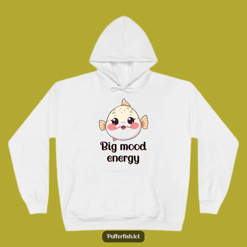 Funny Pufferfish Hoodie - Cozy Inflating Character, Ultimate Humorous Surprise Gift!