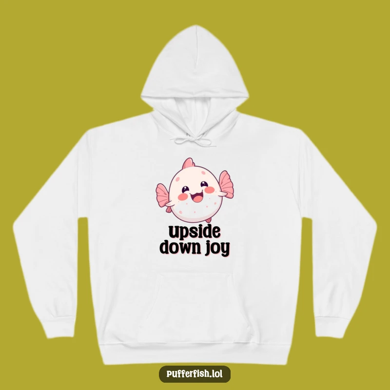 Funny Kawaii Pufferfish Wobble Swim Hoodie: Cozy and Hilarious Comfort