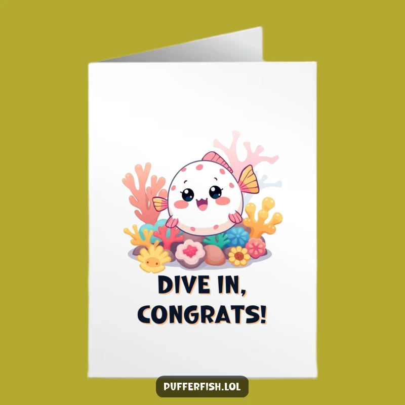Explore & Cheer Free Printable Congrats Card - Pufferfish Fun