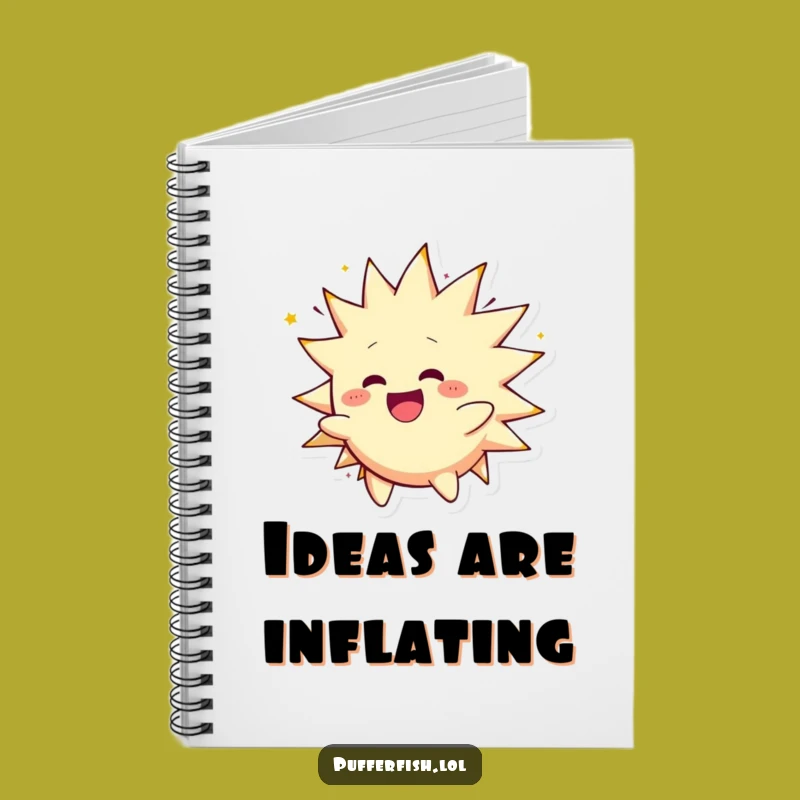 Funny Spiky Character Notebook - Capture Your Exciting Ideas